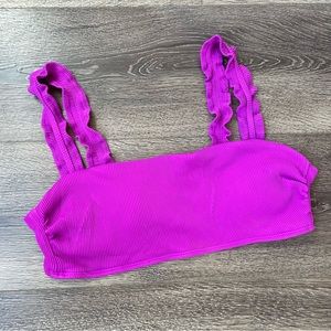 No Boundaries Padded Swim Top Large